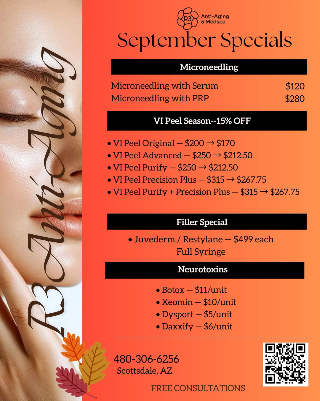 R3specials Scottsdale September Specials